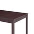 Maison Madeleine -  9 Piece Dining Set Pinewood Dark Brown